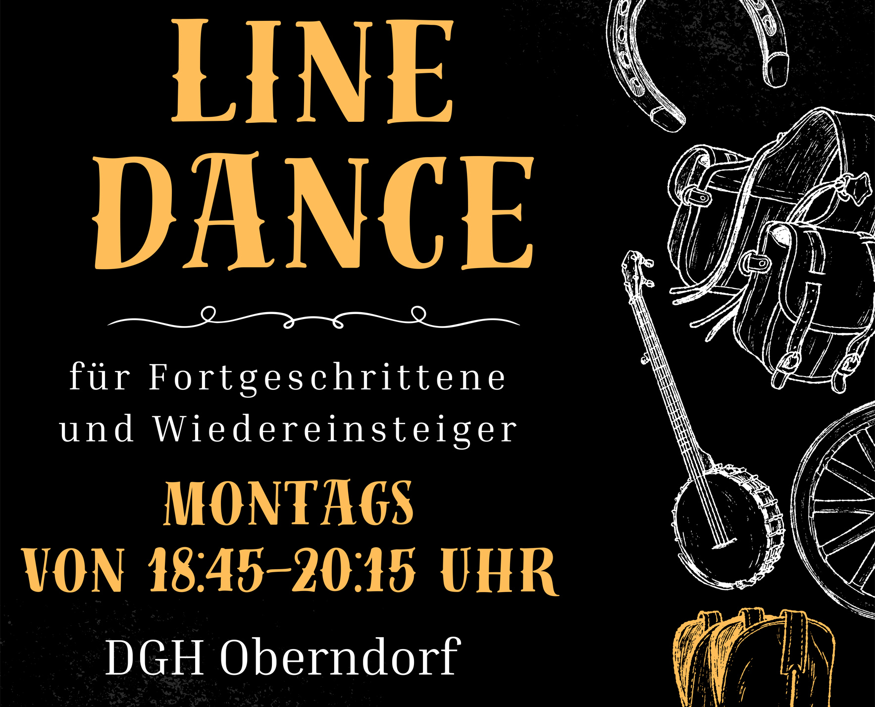 Line Dance Flyer geschn